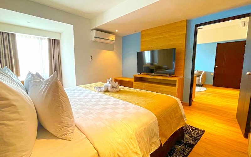 グランド ラゴイ ホテル ビンタンのファミリースイート・ベッドルーム