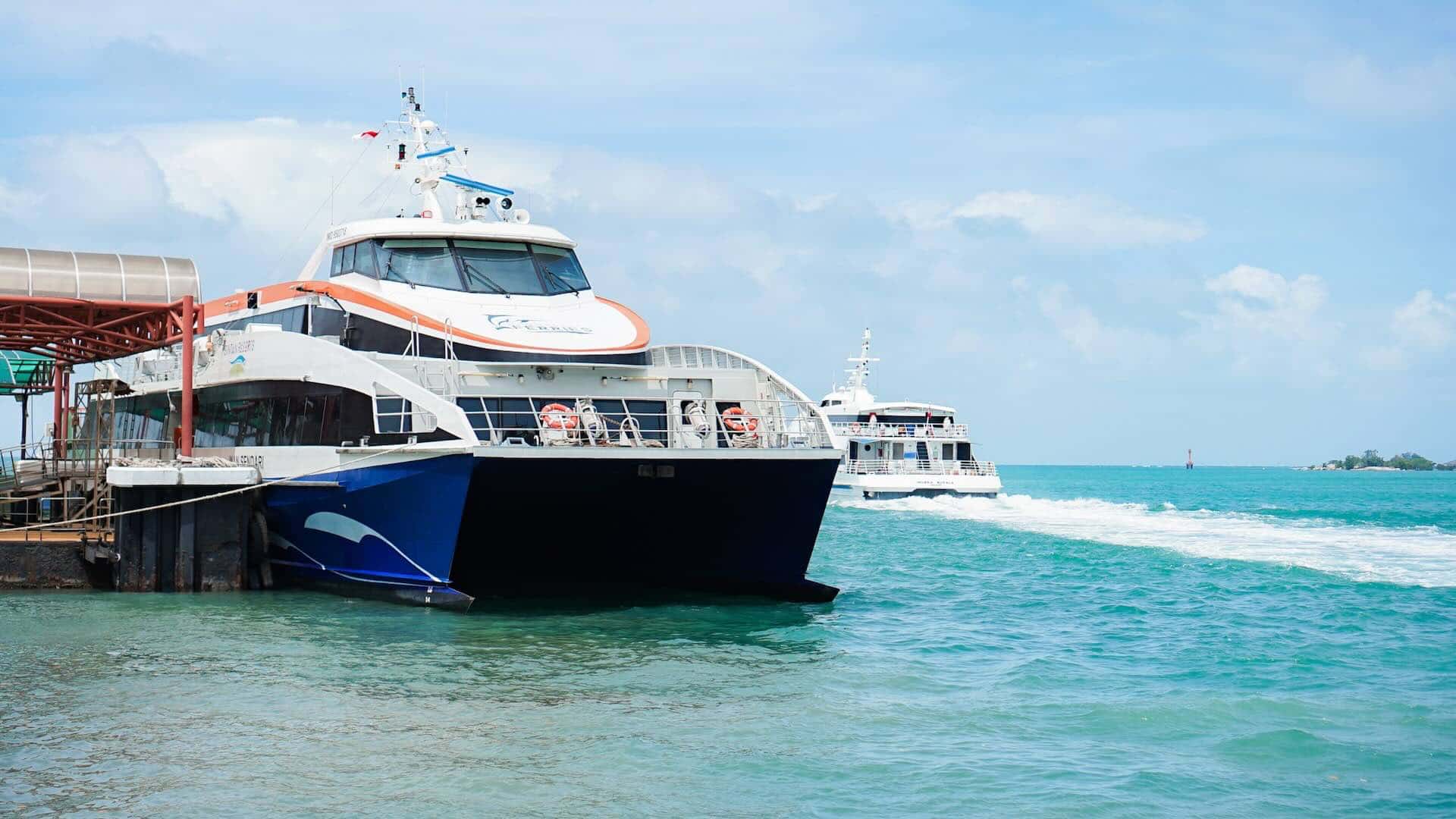 シンガポールとビンタン島を結ぶフェリーアクセス