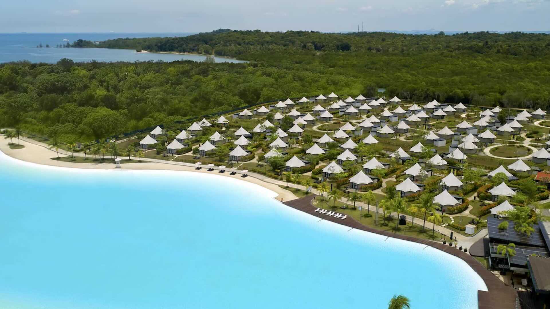 ナトラ・ビンタンのラグーンビュー