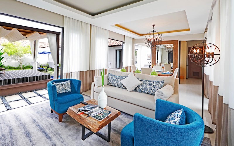 パンタイ・インダー・ラゴイ・ビンタンのリビングエリア